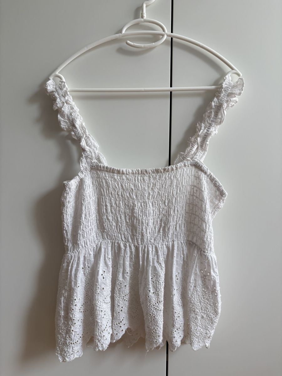 Mango Tops: Weisses Top, Grösse S, Mango – Gebraucht aus Zürich von Sera.13 2