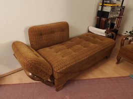 Vintage Sofa / Chaise Longue / Daybed