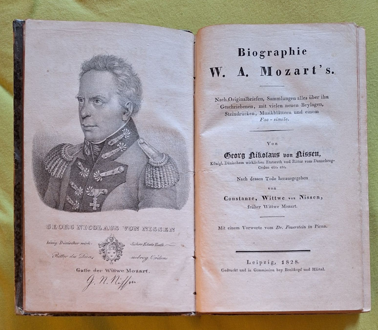 Libri: Von Nissens Mozart-Biographie – Usato da Birsfelden venduto da natzhats