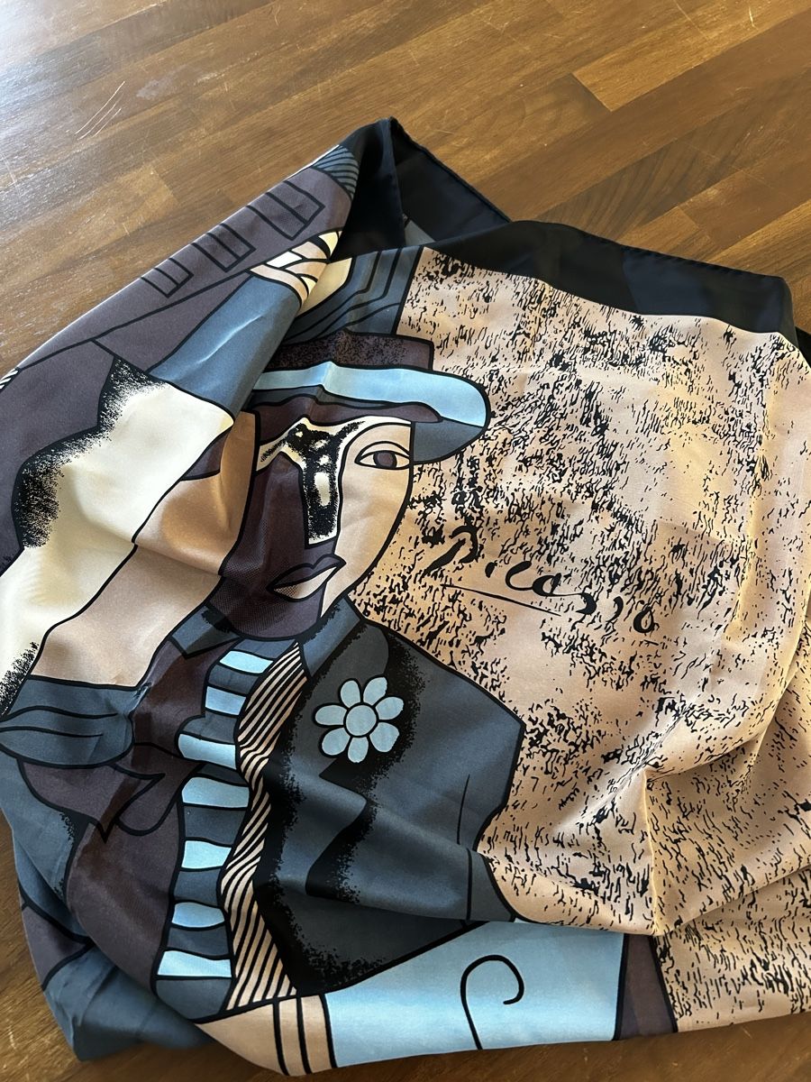 Foulards & écharpes: Original PICASSO Seidentuch / Schal 100% Seide – Neuf (Voir description) à Balsthal par LaLiLu77 5