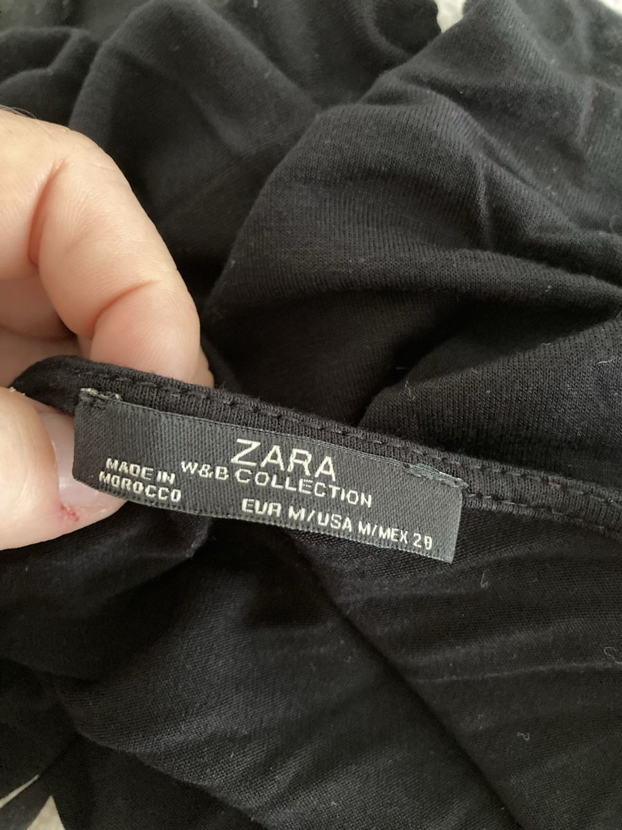 Zara Tops: Zara Spitzen-Top, Gr. M schwarz – Neu (gemäss Beschreibung) aus Schlieren von cotopaxi06 3