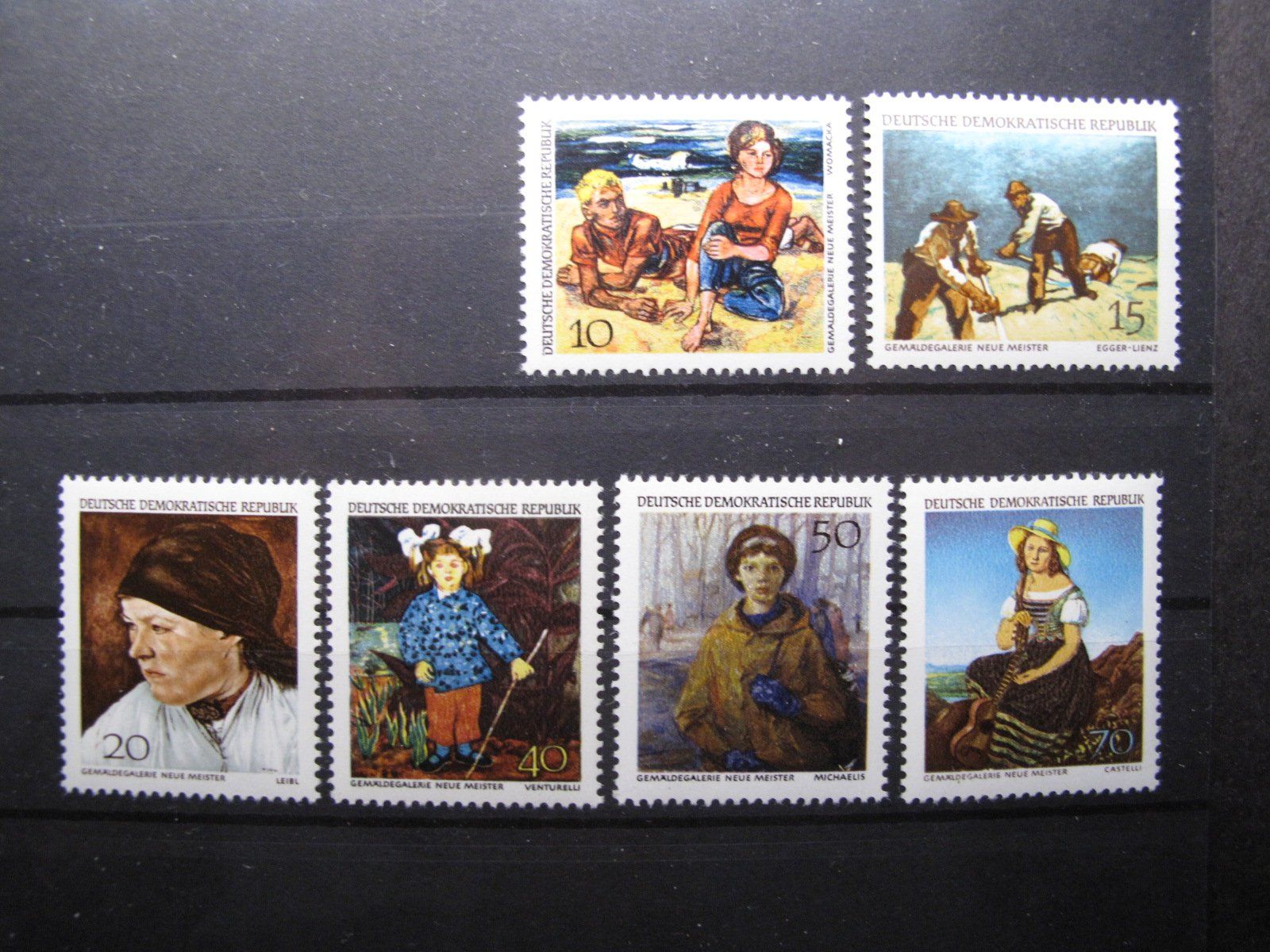 Alle Briefmarken: DDR 1968 Kunstsammlung Dresden ** – Gebraucht aus Wil SG von fva01