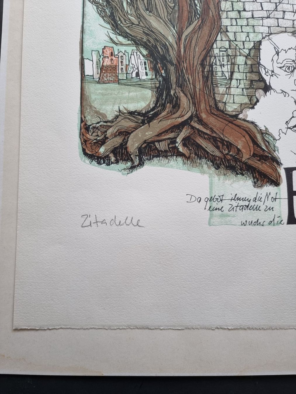Grafica & Litografie: RENÉ VILLIGER LITHOGRAPHIE SIGNIERT – Usato da Gersau venduto da grafik-kunst 5
