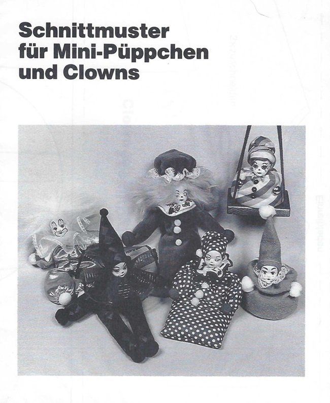 Cartamodelli: Schnittmuster Mini-Püppchen und Clowns – Nuovo (secondo la descrizione) da Schlatt TG venduto da mavo85