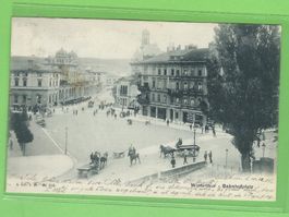 Winterthur Bahnhofplatz um 1900