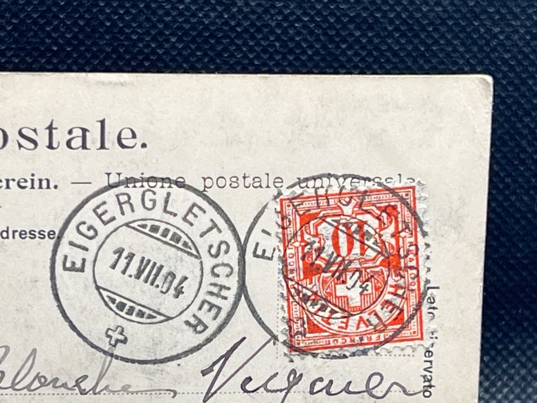 Cartoline postali: Jungfraubahn - Fenster in der Station Eigerwand – Usato da Widnau venduto da Brusi9 3