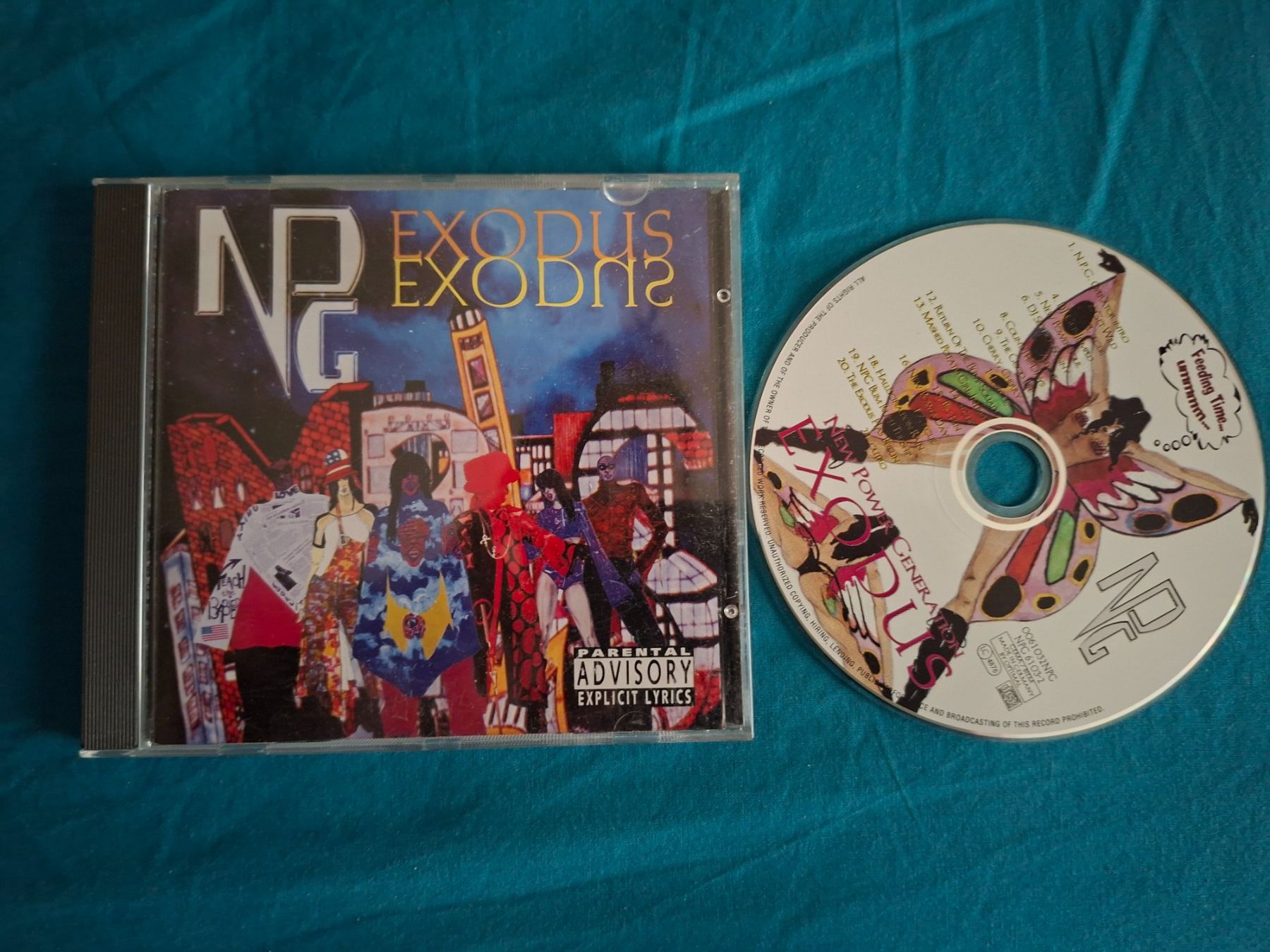 CDs: CD Prince N.P.G. Exodus Funk Rock Pop – Gebraucht aus Burg AG von ..machine_rec..