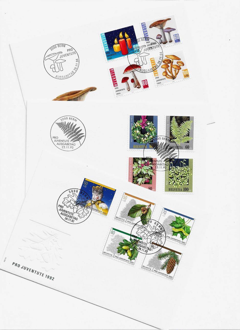 Tous les timbres: PRO JUVENTUTE FDC 1992 - 1996 – D'occasion à Schlossrued par Aronliam