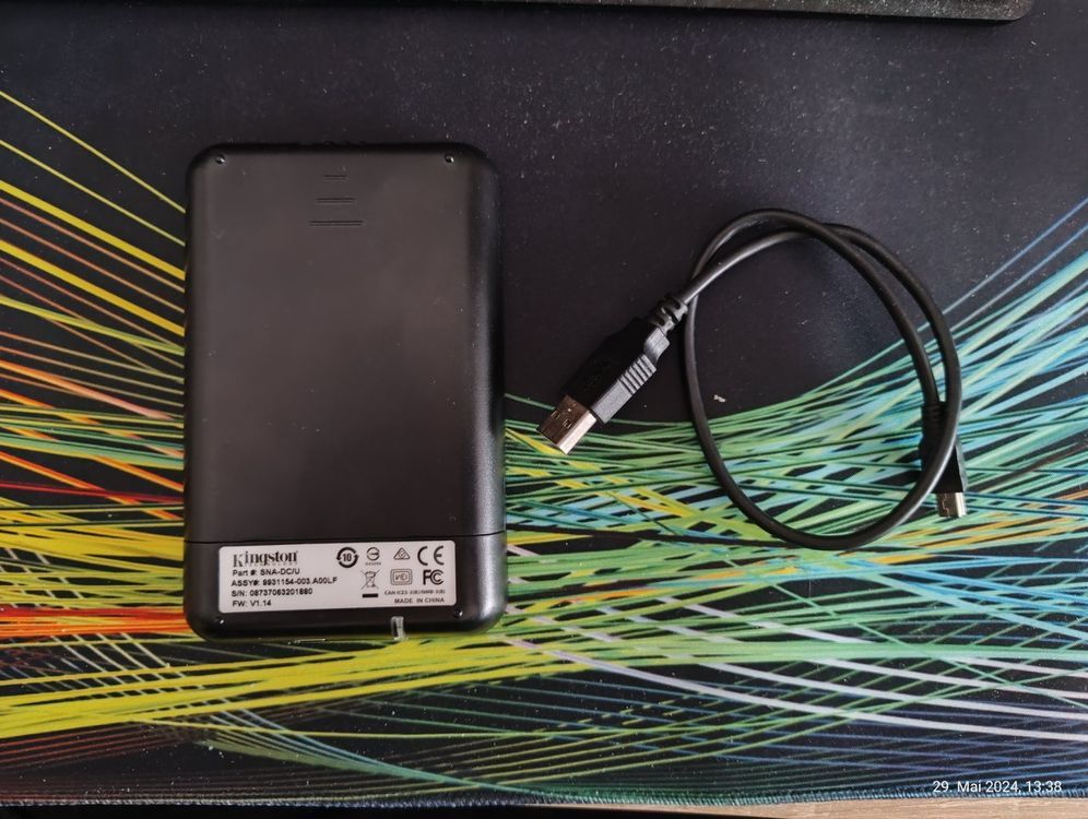 Kingston SNA-DC/U 2,5" SATA HDD/SSD Externes Gehäuse Schwarz | Kaufen ...