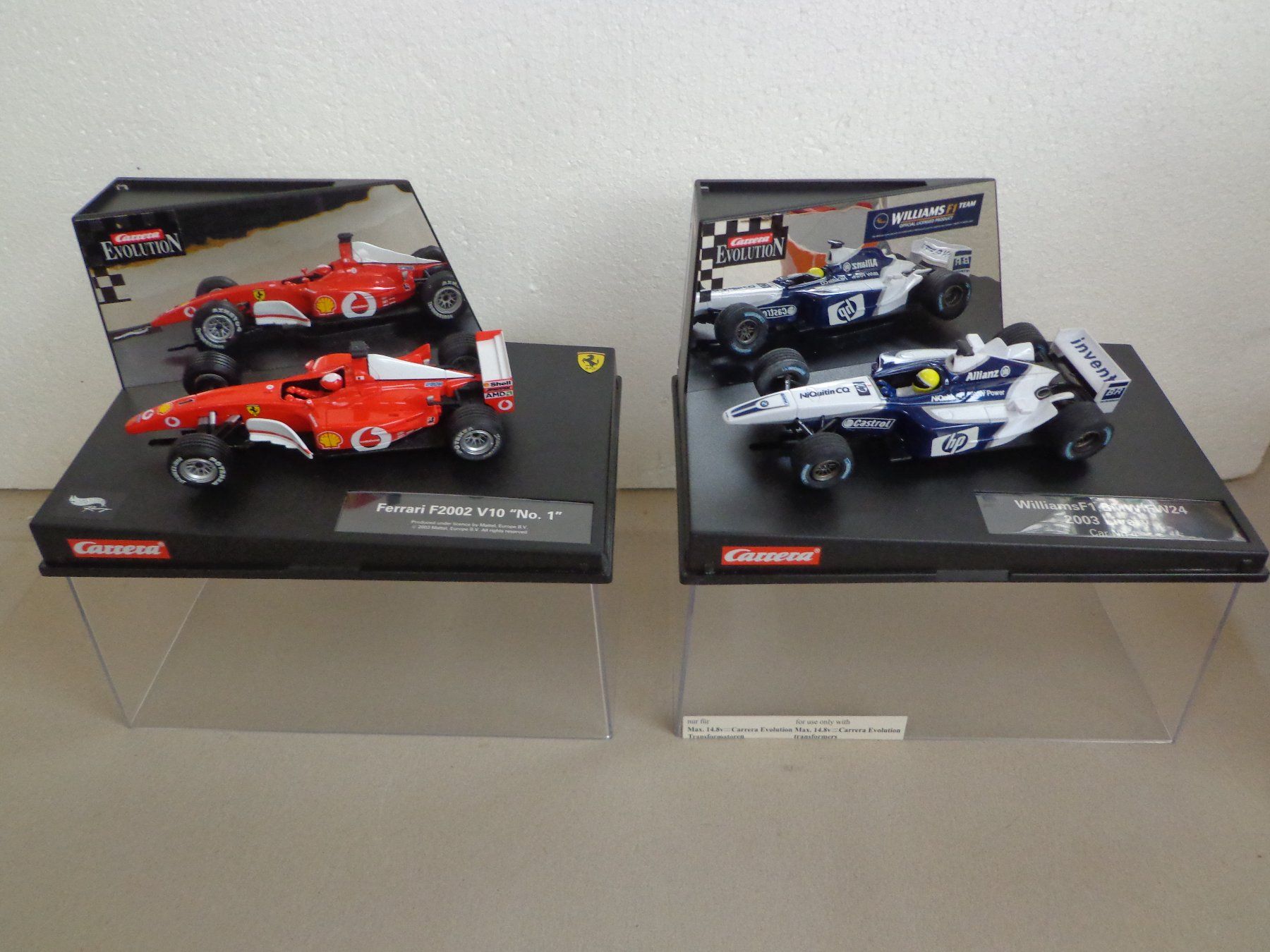 Carrera RC Modellbau: 2 Carrera Evolution F1 Sloters in OVP – Gebraucht aus Zofingen von goezi