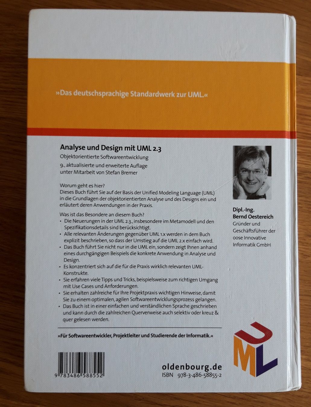 Libri: Analyse und Design mit UML 2.3, B. Oestereich – Usato da Wettingen venduto da brownie14 1