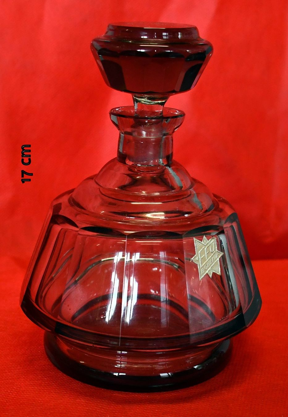 Karaffen: Glas Karaffe 17 cm – Gebraucht aus Rotkreuz von salsanera