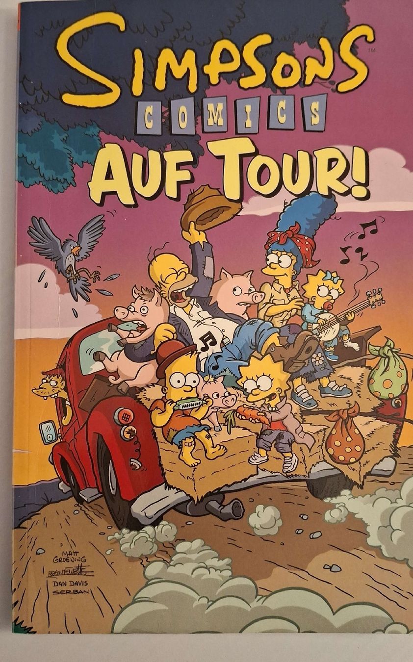 Simpsons Comics - Auf Tour! Comic Buch für Sammler! NP 25.- (Gebraucht ...