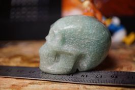 💚 Faszinierender Amazonit Grün Skull zu versteigern 💚