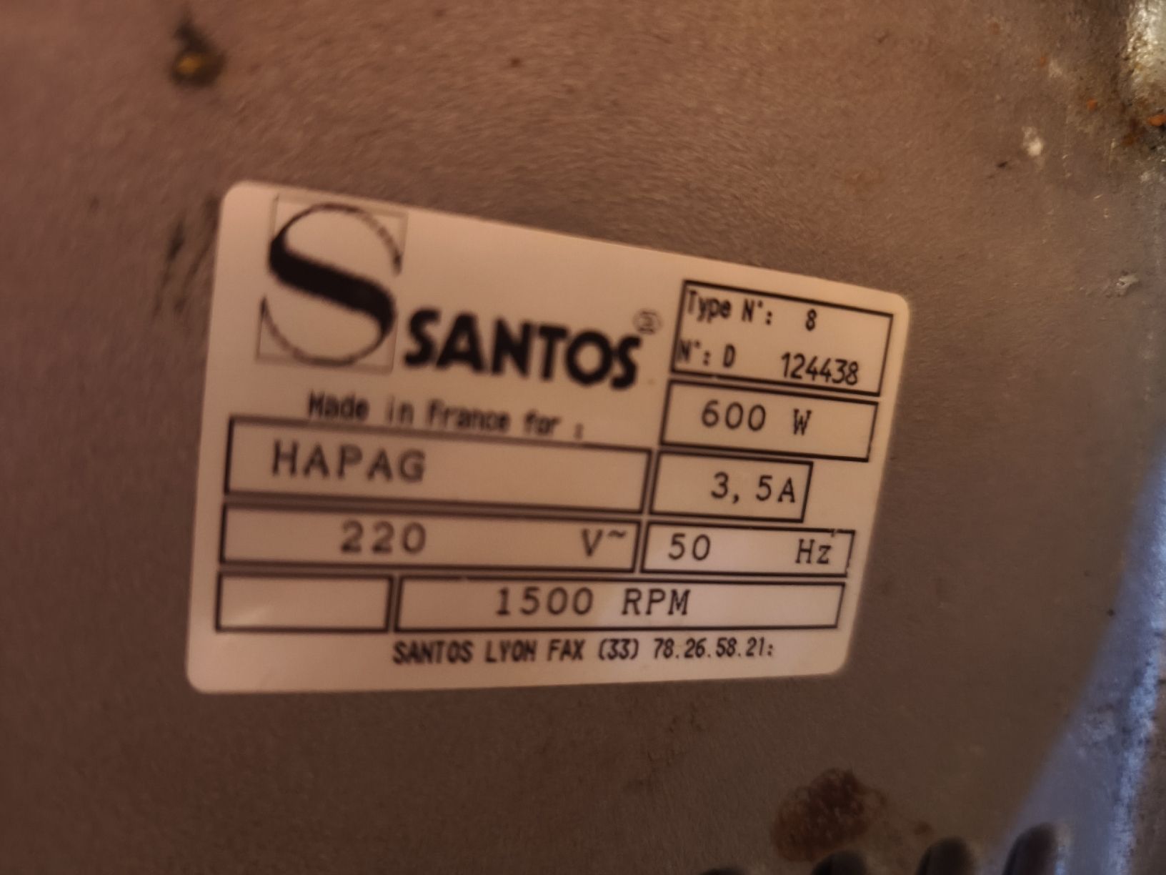 Santos Elettrodomestici da cucina: gebrauchte Santos Gemüse/Käse - Reibe – Usato da Altishausen venduto da PS1992 2