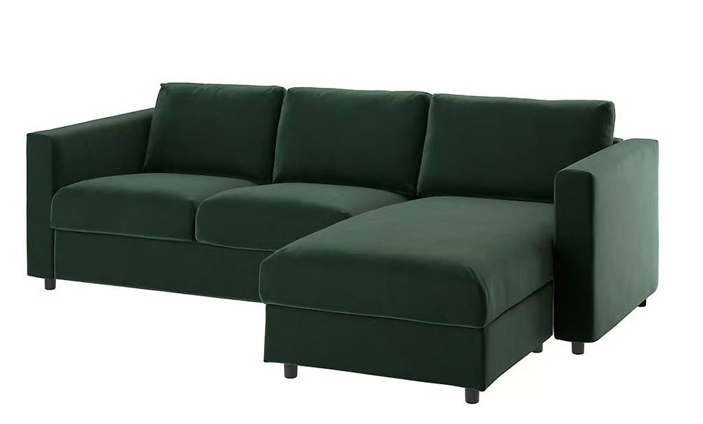 Divani: VIMLE Bezug 3er-Sofa, mit Récamiere / diverse Farben – Usato da Basel venduto da art_prk8 1