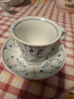 Antike Rauenstein Tasse mit Unterteller