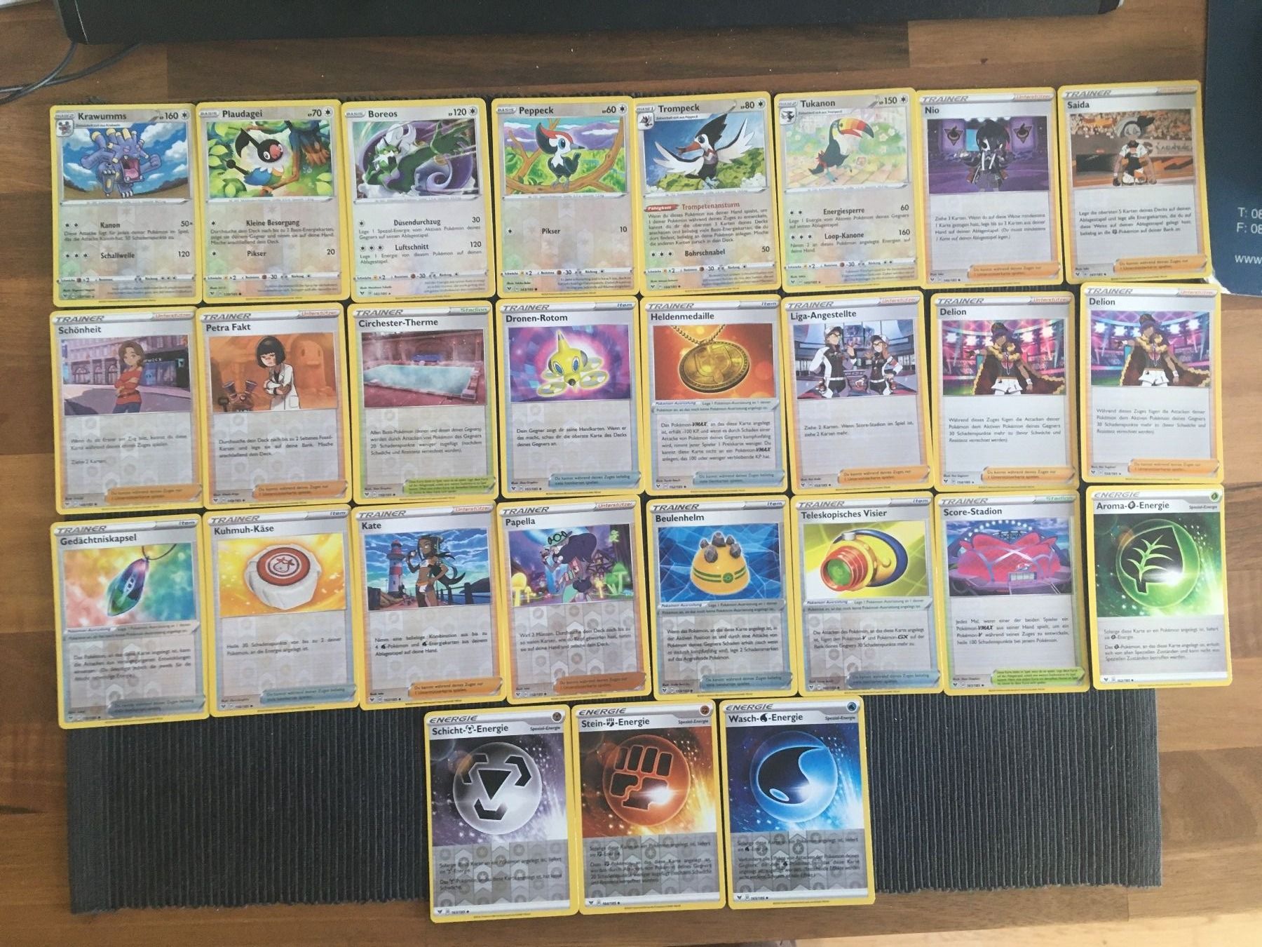 Pokémon Carte collezionabili: Pokemon Farbenschock 155 Reverse Holo Set Sammlung Deutsch – Nuovo (secondo la descrizione) da Wabern venduto da Collectfun 4