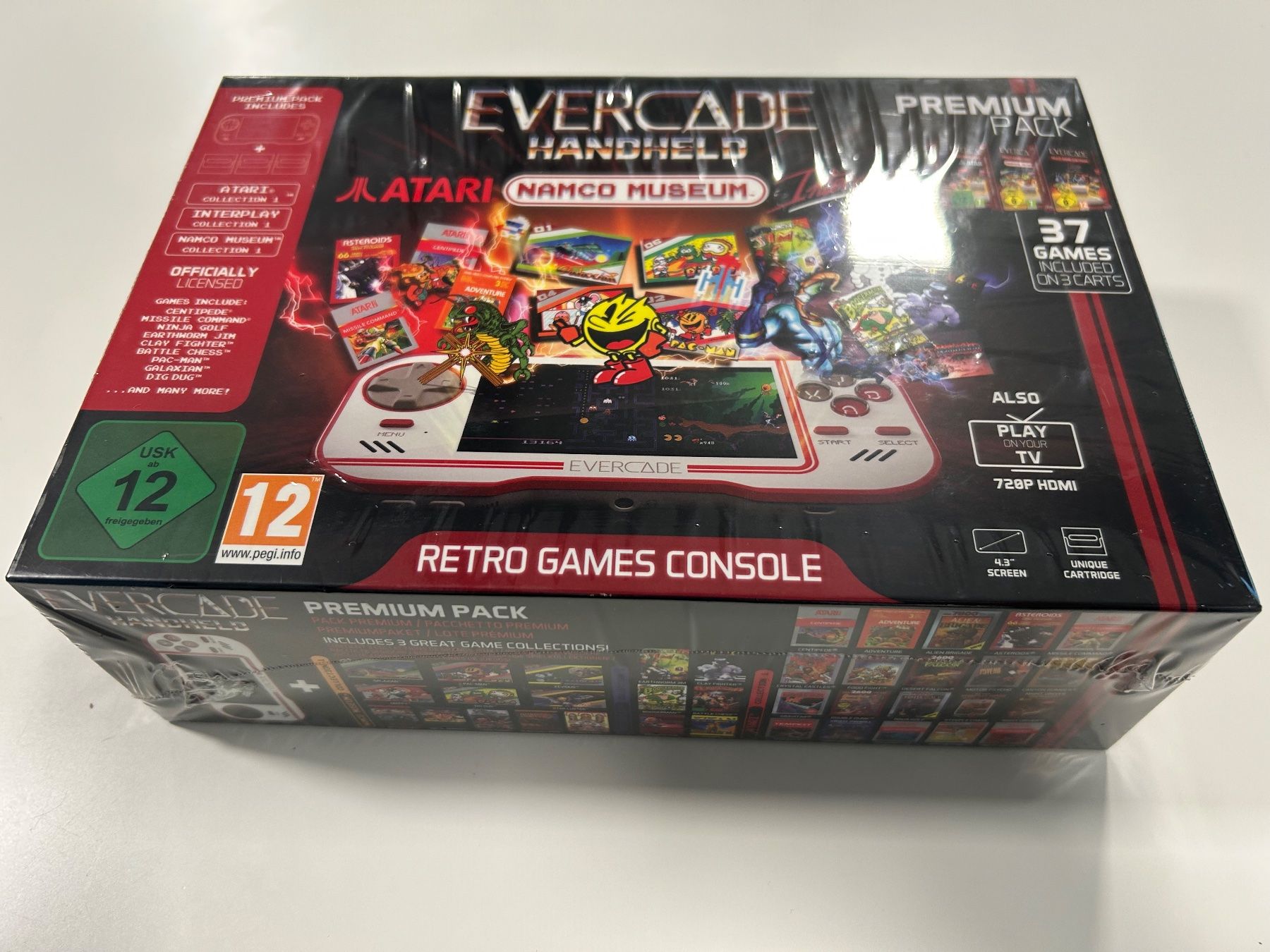 Konsolen: Evercade console starter pack very first version brand new – Neu und originalverpackt aus Pully von PongDayOne 1