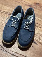 Schöne Leder Schuhe von Friemel, Grösse 40 blau wie neu !