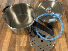 Dampfkochtopf Kuhn Rikon Duromatic, sehr selten gebraucht