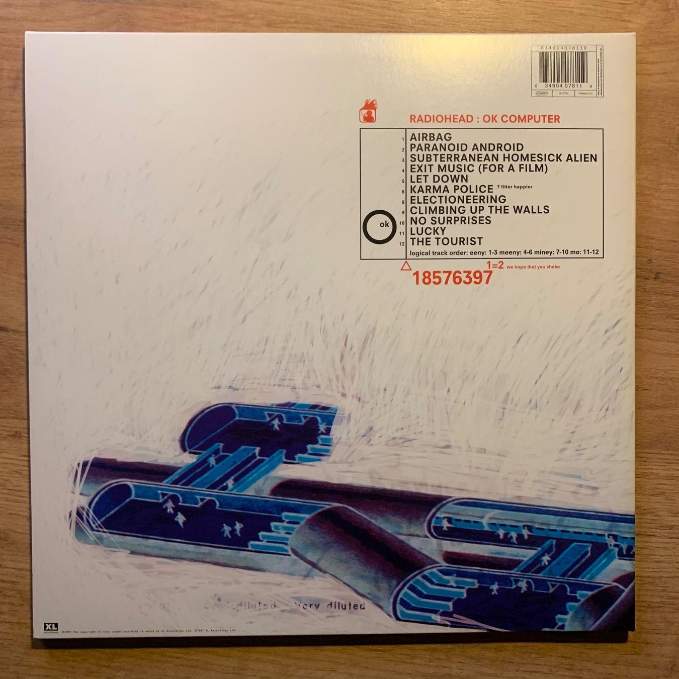 Schallplatten: RADIOHEAD - OK COMPUTER...RE EU 2020...VG+/NM – Gebraucht aus Gals von Diskopatshop 1