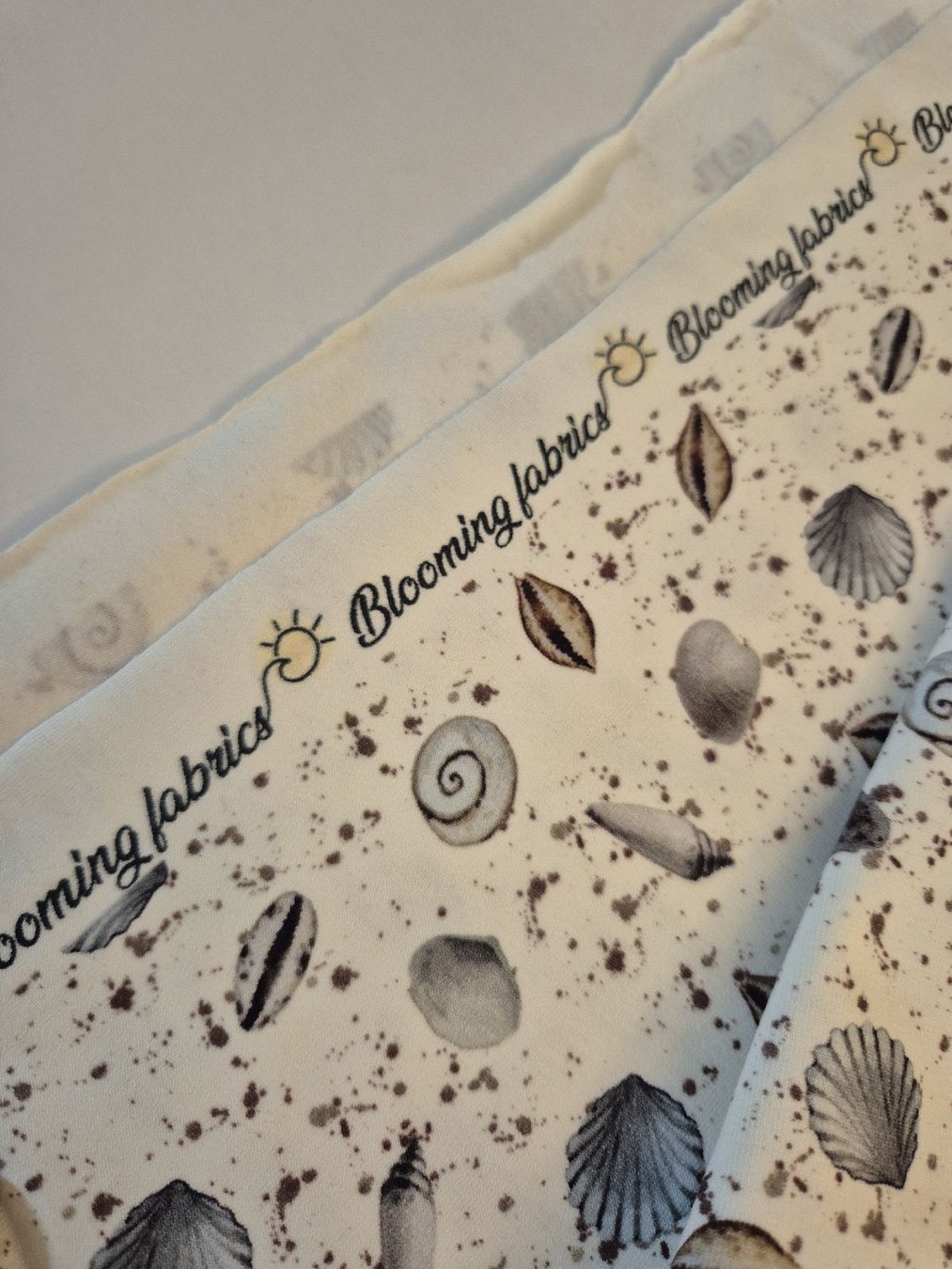 Stoffe: süsser Jersey Stoff Muscheln – Neu (gemäss Beschreibung) aus Wynigen von La_Talpa 1