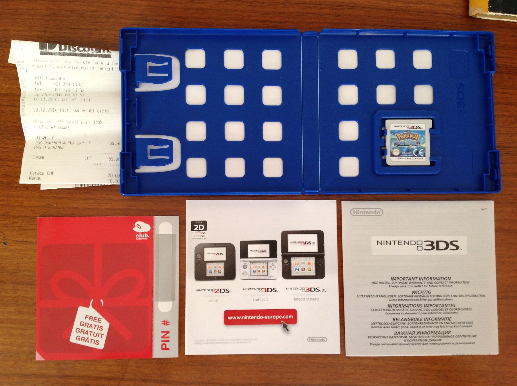 Pokémon Giochi: Nintendo 3DS Pokemon saphir alpha – Usato da Vuiteboeuf venduto da broticaire 1