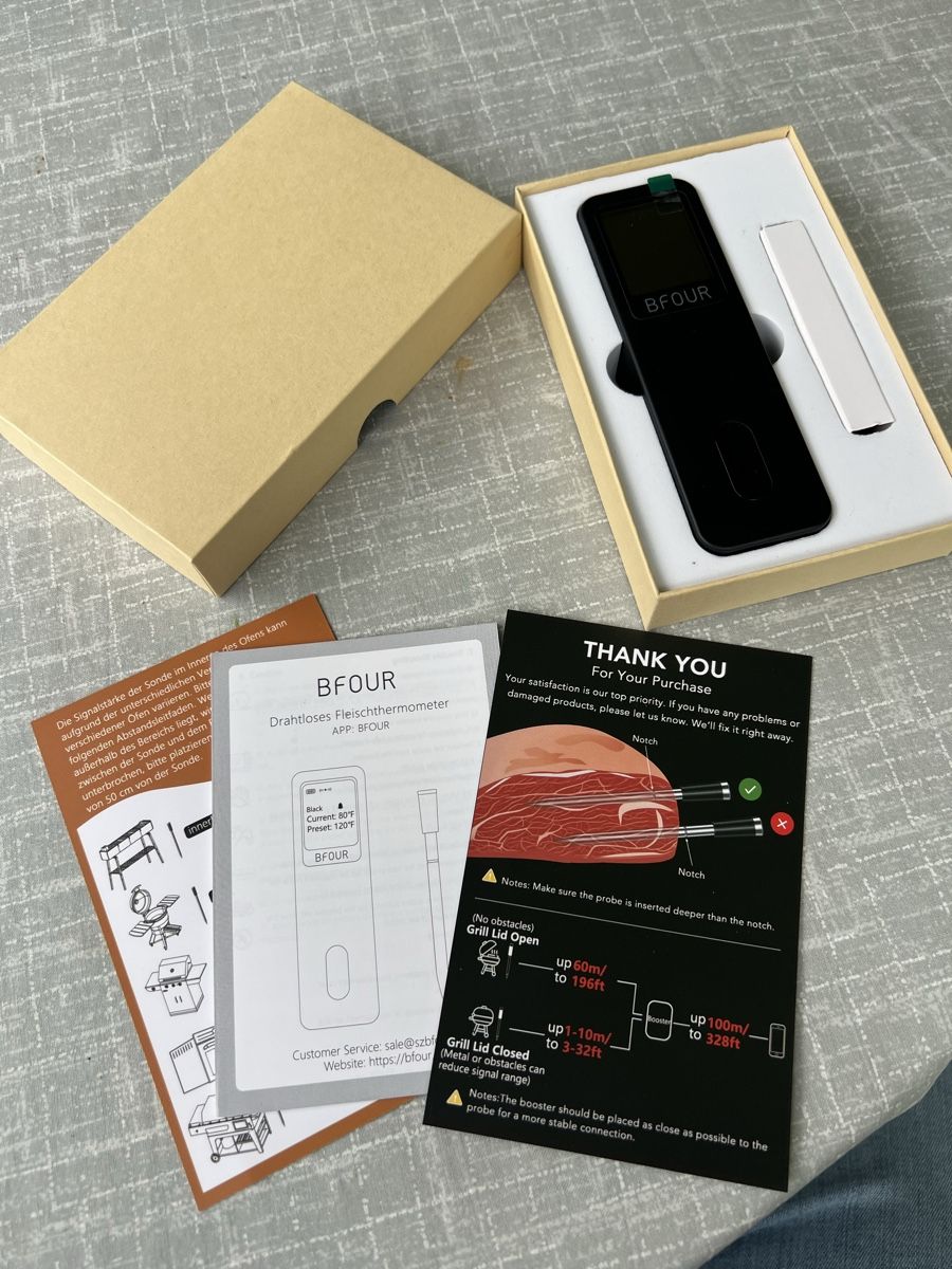 Sonstiges für Haushalt & Wohnen: BFOUR Grillthermometer – Neu und originalverpackt aus Laufen von groove60 2