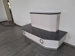 Sitzofen Bausatz mit Granitplatten gebraucht demontiert