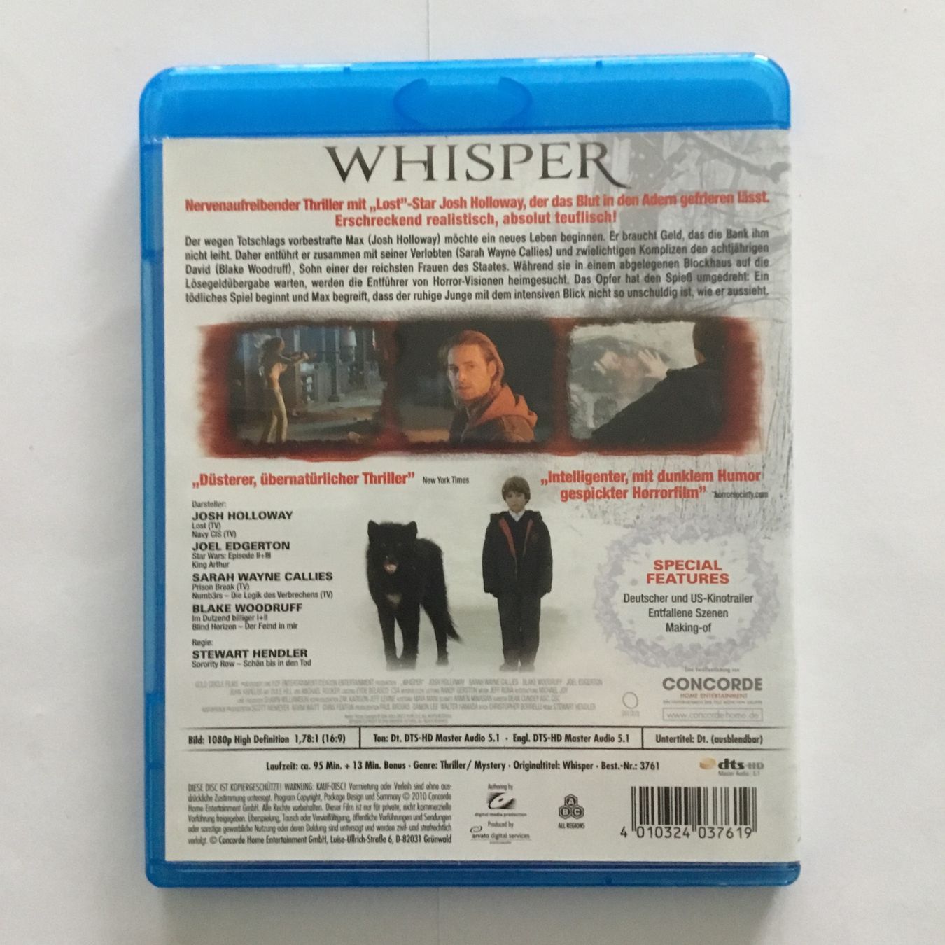 Tutti i DVDs: Whisper Blu Ray Vergriffen Rarität – Nuovo (secondo la descrizione) da Blauen venduto da sternchen66 1