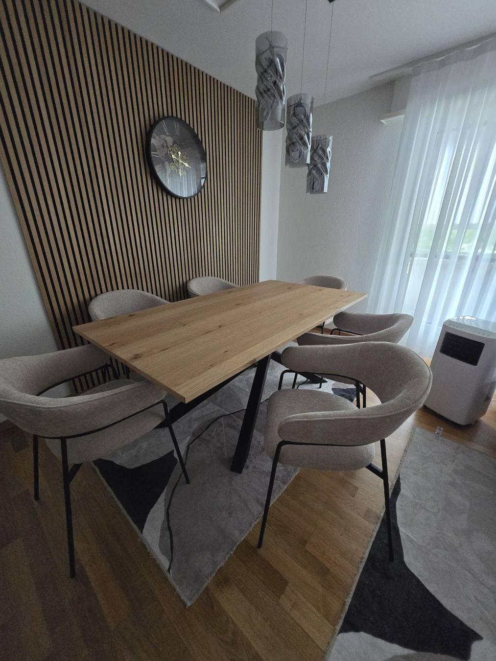 Tischset: Holz Esstisch mit 6 Designer Stühlen von CLARS – Gebraucht aus Rüti ZH von ale_v8cn 2