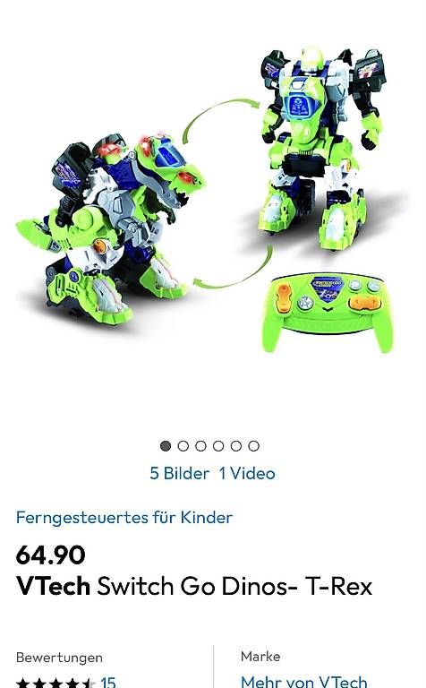 Giocattoli: Dino Roboter T-Rex  – Usato da Goldiwil (Thun) venduto da Sarahrohrer