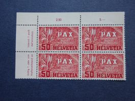 1945 PAX 267 4er Block postfrisch**