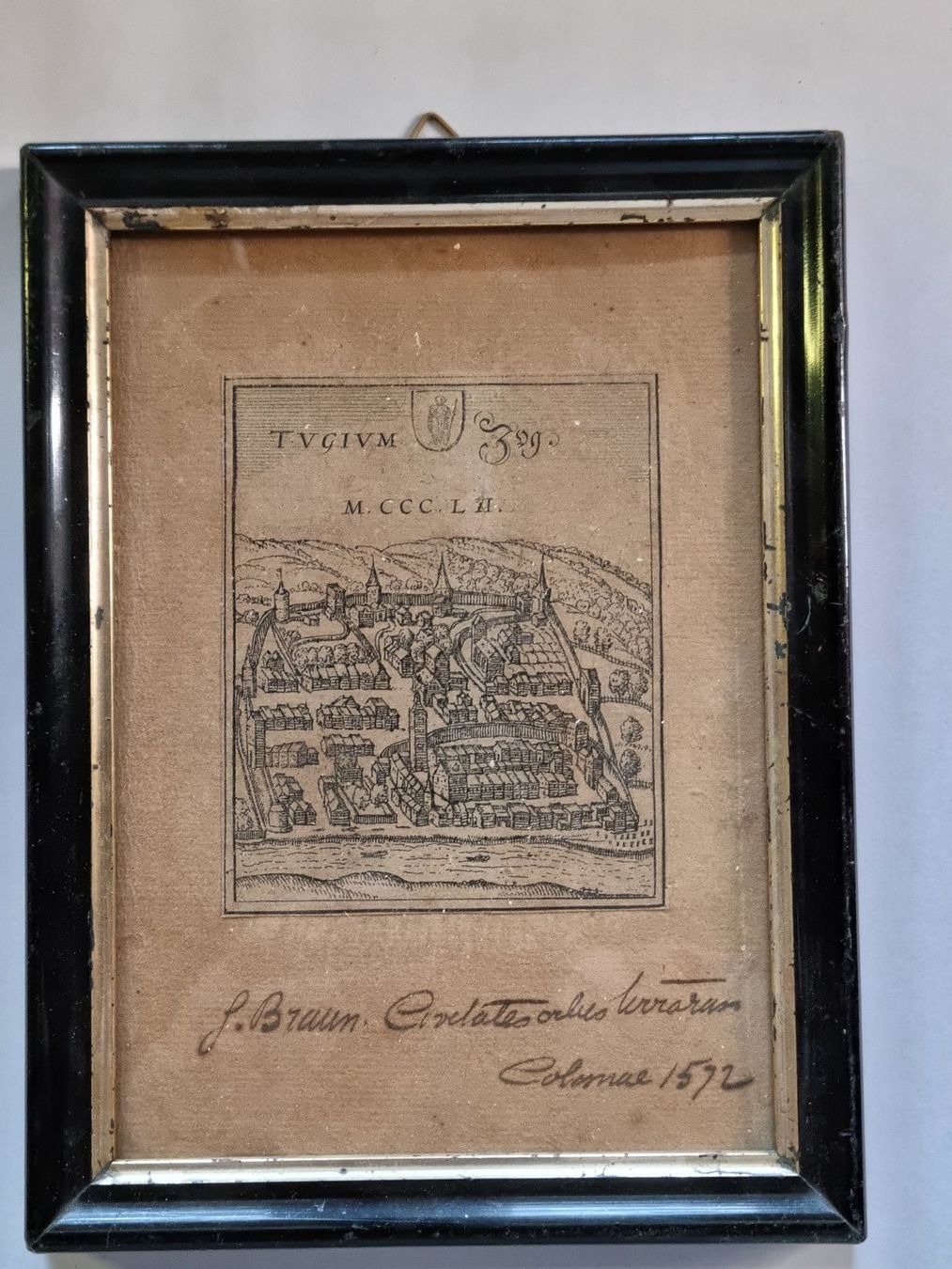 Stiche: Zug 1592   unter Glas – Gebraucht aus Trachslau von post35