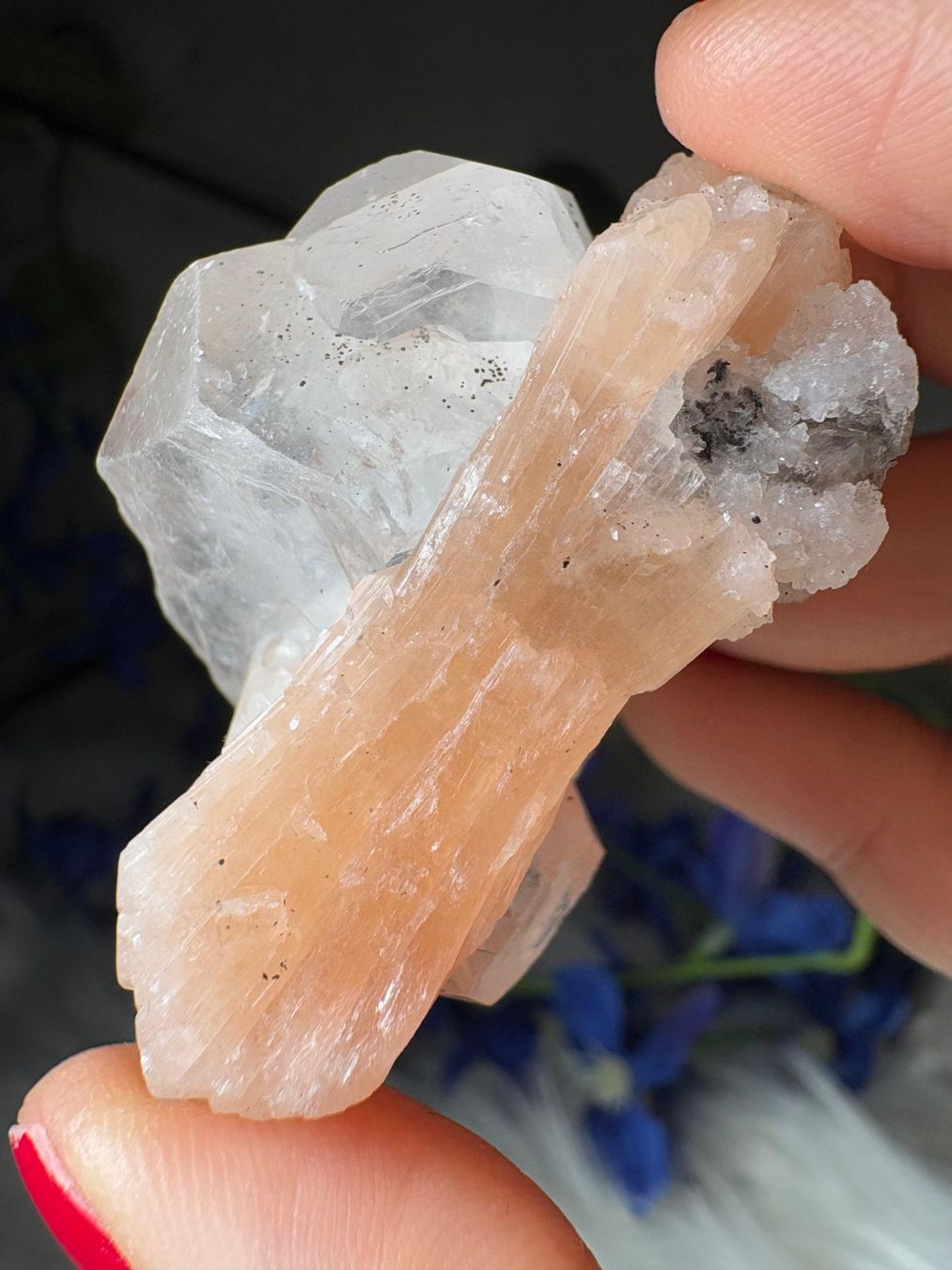 Mineralien & Heilsteine: Apophyllit mit Stilbit – Neu (gemäss Beschreibung) aus Neuheim von m.hald 1