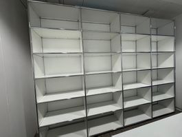 Étagère modulable System 4 blanche 4x6 éléments occasion