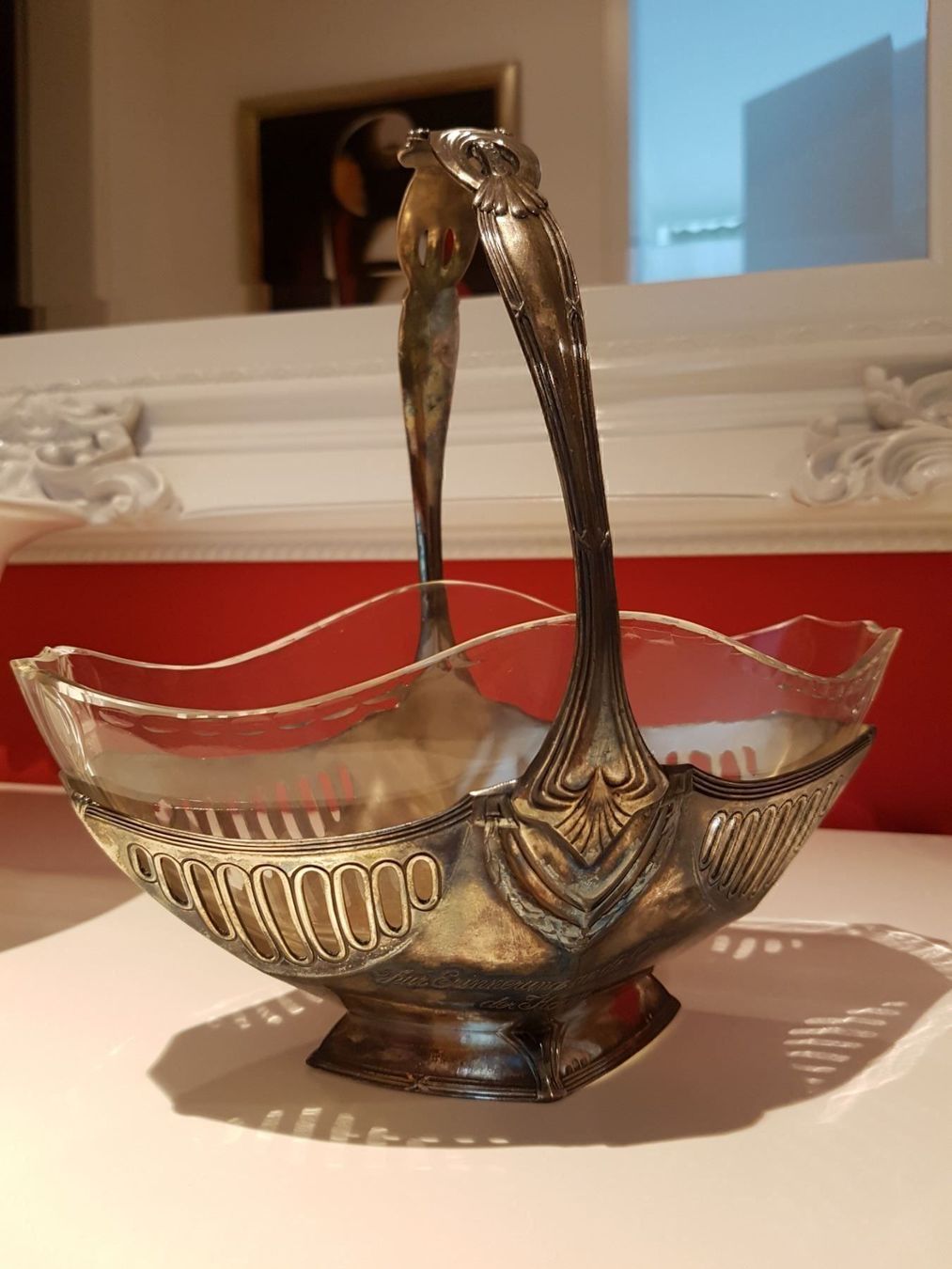 WMF Ciotole: Antike silber Jugendstil WMF Schale Militaria – Usato da Opfikon venduto da koiliebhaber 2