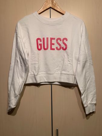 Damen Kurzpulli weiss GUESS, Grösse S