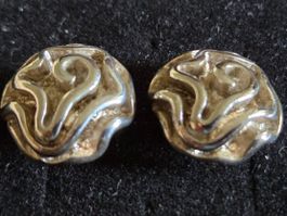 Boucles d'oreilles Vintage Argent 925 style art déco chic 💍