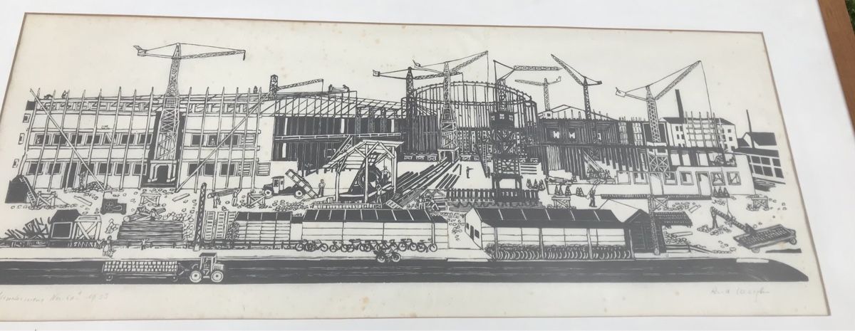 Grafiken & Lithographien: Rudolph Maeglin Mustermesse 1953 – Gebraucht aus Montreux von Barber_Swiss_Vintage