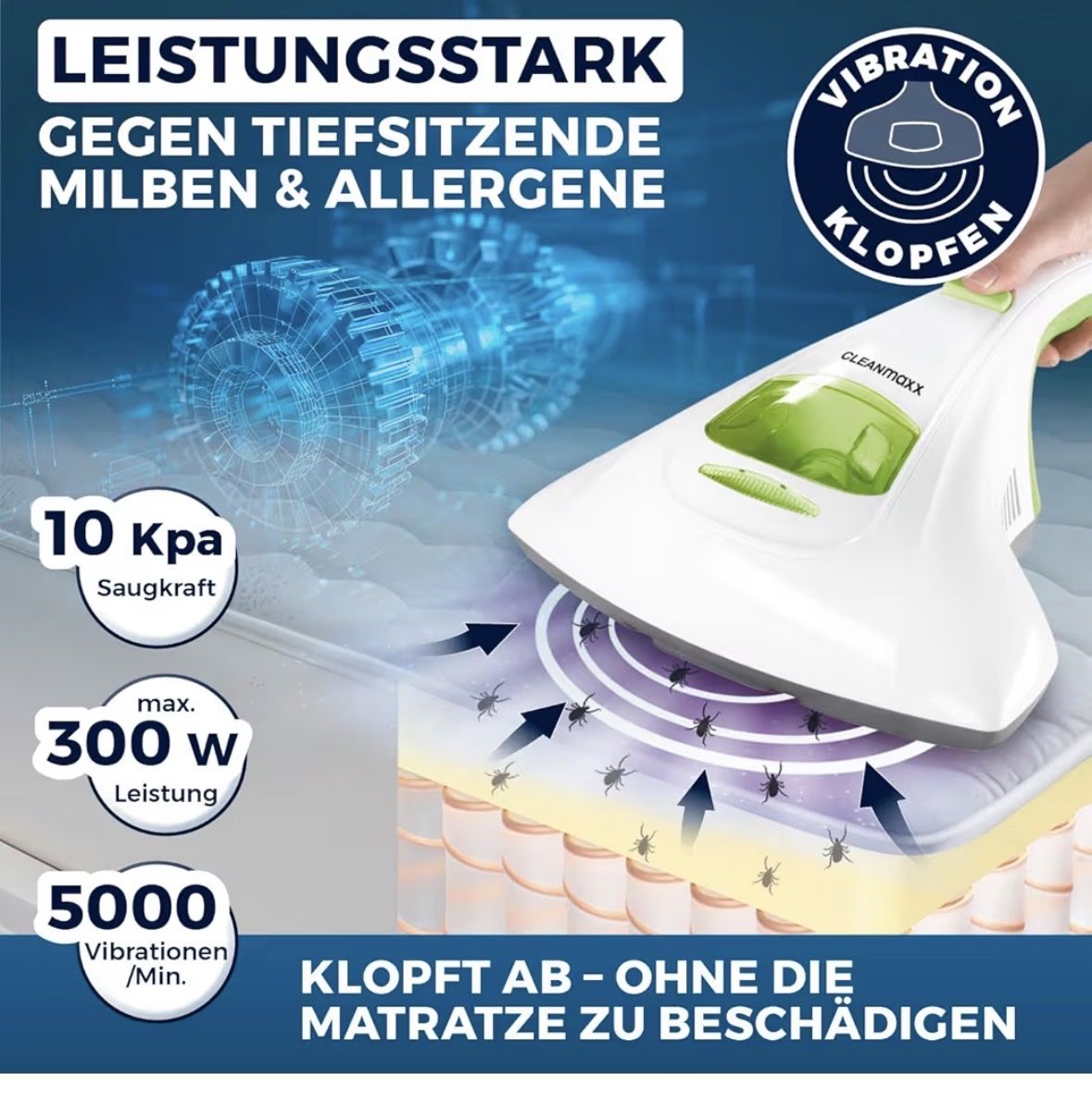 Cleanmaxx Staubsauger & Zubehör: Milben Handstaubsauger CLEANmaxx  – Neu (gemäss Beschreibung) aus Arlesheim von Eli_77 1