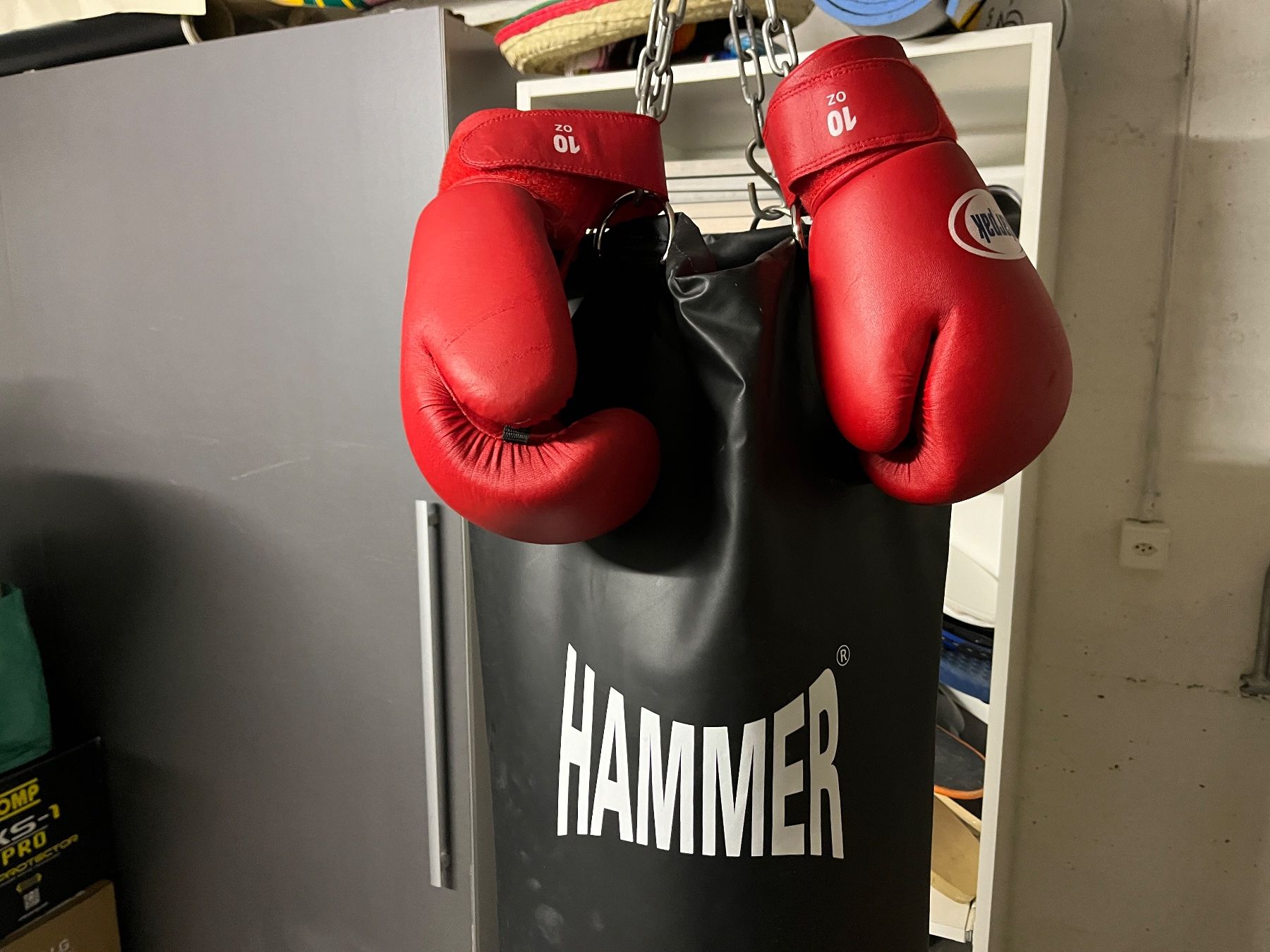 Boxsäcke: Boxsack HAMMER schwarz gebraucht – Gebraucht aus Freienstein von nic_9nc7