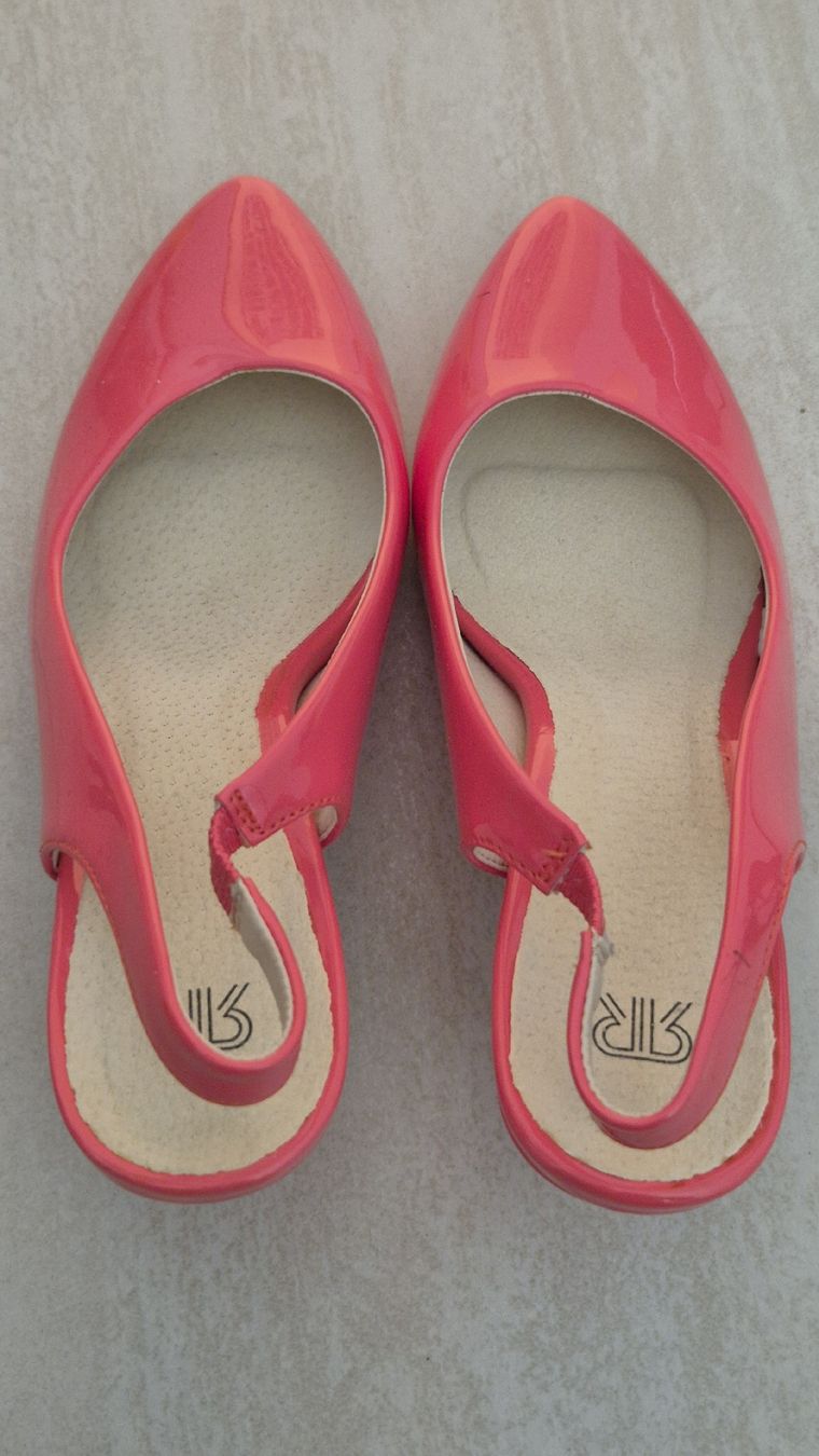Scarpe da donna: NEU Gr. 38 Pumps, Slingpumps Koralle rot – Nuovo (secondo la descrizione) da Cham venduto da Fantomar