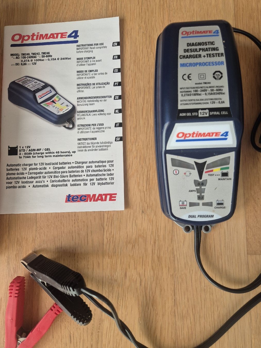 Chargeurs batteries: OptiMATE 4 - Charger for 12V, 0.8A – D'occasion à Niederglatt ZH par HaloHos