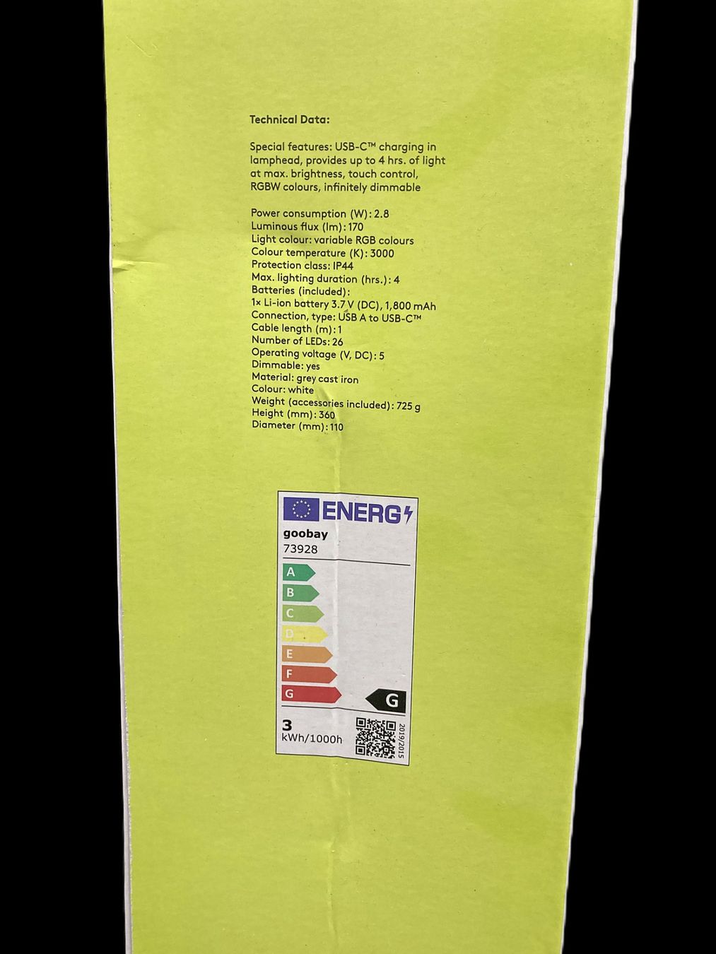 Lampen: GOOBAY | LED-Tischleuchte | Mood Light | Wireless – Neu (gemäss Beschreibung) aus Wittenbach von Restwert_St-Gallen 8