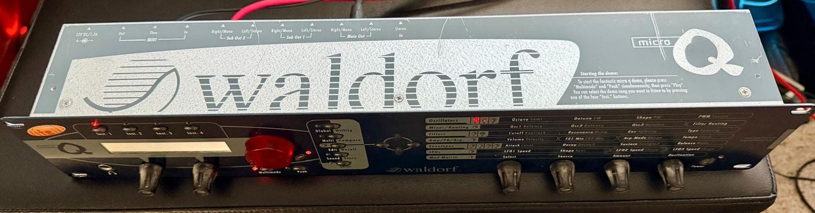 Strumenti musicali: Waldorf Micro Q lite Rackmount Synthesizer – Usato da Diepflingen venduto da T096241 1