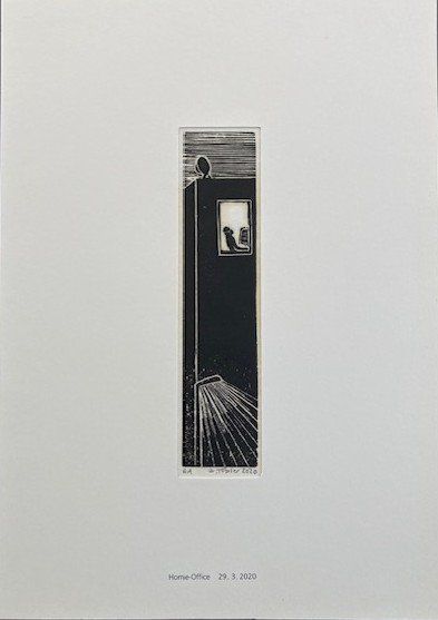 Xilografie: Tobler Willi. Impressionen aus der Coronazeit – Nuovo (secondo la descrizione) da Frauenfeld venduto da picowalo 4