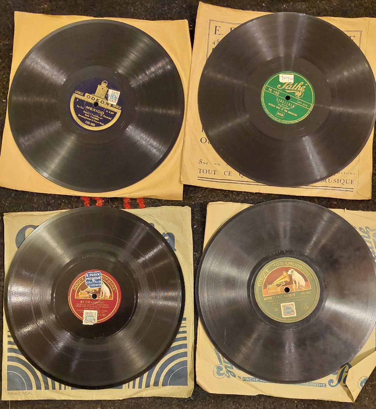Schallplatten: 20 Schellackplatten,  25cm mit Tangos, Pasodobles,Bolero,Fox – Gebraucht aus Zürich von Cortin 4