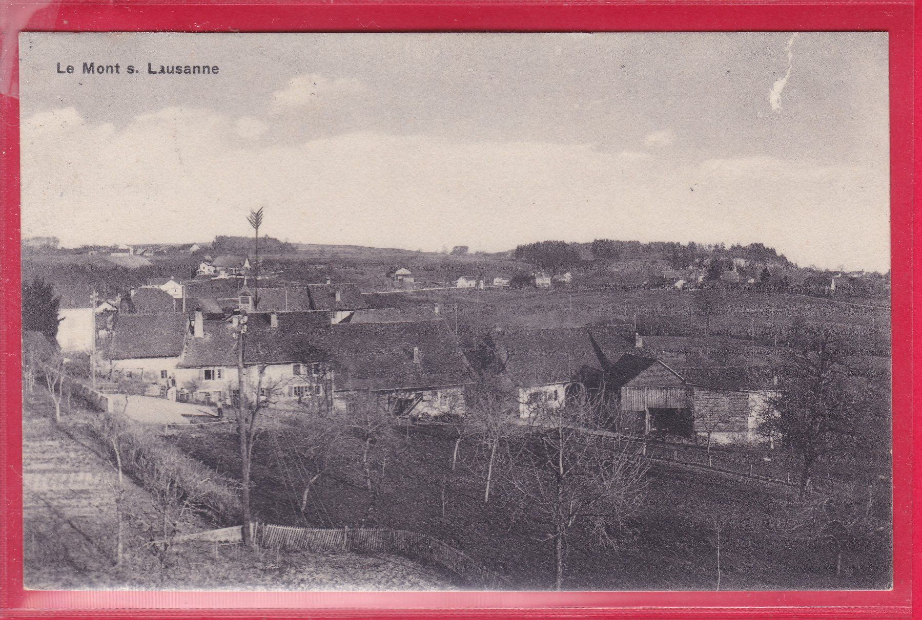 Cartoline postali: LA MONT S. LAUSANNE, 12.9.1912 – Usato da Oberrieden venduto da Gebirgsstelze